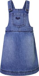 Noppies girls dress evans sleeveless meisjes jurk - medium blue wash - maat 122
