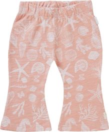 Noppies girls legging coolidge flared allover print meisjes broek - peach beige - maat 92