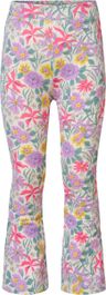 Noppies girls legging elwood flared fit all over print meisjes legging - whitecap gray - maat 116