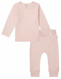 Noppies - kledingset - 2 delig - broek naura rose smoke - shirt natal - maat 68