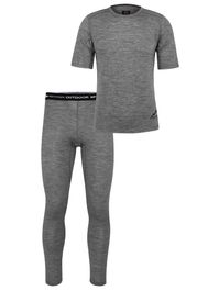 Normani sportpak grijs gemêleerd / zwart / wit