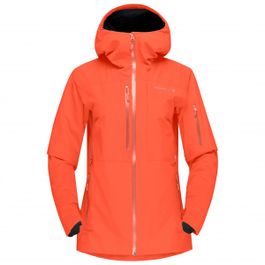 Norrøna - women's lofoten gore-tex insulated jacket - ski-jas maat l, rood