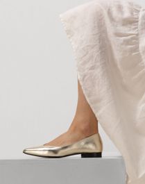 Notre-v 08-233 ballerina's dames - goud - maat 39