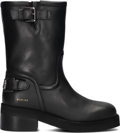 Nubikk biker boots dames eve leva, maat: 39, materiaal: leer, kleur: zwart