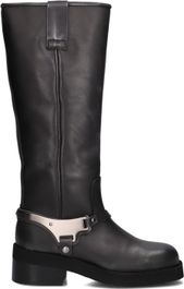 Nubikk hoge laarzen dames eve lynn, maat: 38, materiaal: leer, kleur: zwart