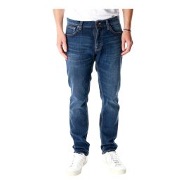 Nudie jeans, heren, jeans, blauw, maat: w32 l34 denim,
