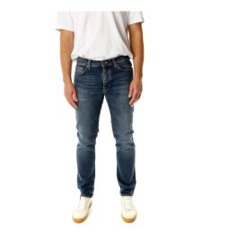 Nudie jeans, heren, jeans, blauw, maat: w36 l34 denim,