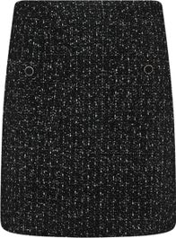 Nukus alisa skirt lurex dames - korte rok - zwart - maat m