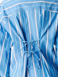 Object kimberly l/s lo shirt cornflower blue stripes white