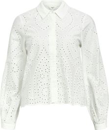 Object objbitten l/s re shirt dames - jurken - wit - maat 34