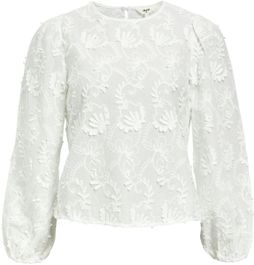 Object objmya re l/s top 137 dames - jurken - wit - maat 34