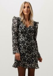 Object objruth ls short dress e aw fair jurken dames - rok - jurk - leopard - maat 34