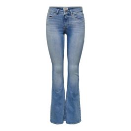 Oblush life mid flared dnm only , blauw , dames