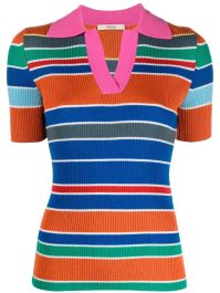Odeeh polotop met colourblocking - roze