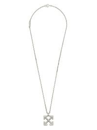 Off-white halsketting met pijlen - zilver