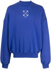 Off white trui blauw hotsell