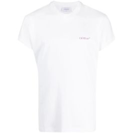 Off-white moon cam arrow logo white t-shirt
