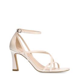 Off white sandalen met hak