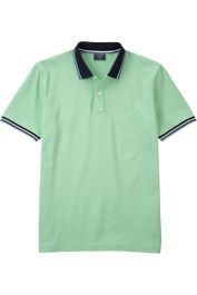 Olymp casual polo shirt korte mouw munt