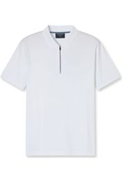 Olymp casual polo shirt korte mouw wit