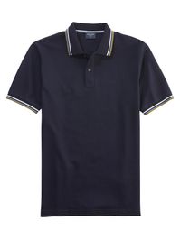 Olymp shirt marine / lichtblauw / olijfgroen / wit