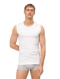 Olymp tanktop level five wit effen katoen