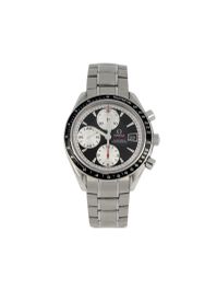 Omega 2007 pre-owned speedmaster horloge - zwart