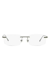 Omega eyewear bril met randloos montuur - grijs