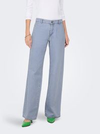 Blauwe Onlkane low waist wide leg fit jeans