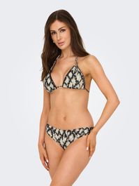 Only bikinibroekje onlaimee donkerblauw/ecru