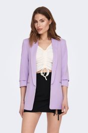 Only blazer onldubby met plooien lila
