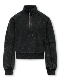 Only kogdonna ls half zip washed swt -