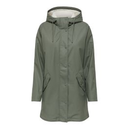 Only onlsally raincoat otw noos olijf