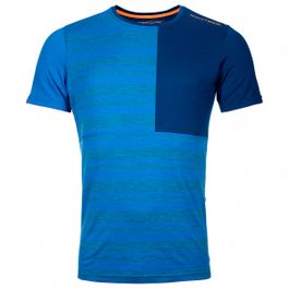 Ortovox - 185 rock'n'wool short sleeve - merino-ondergoed maat m, blauw