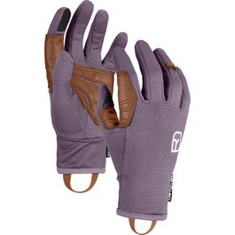 Paarse Ortovox - women's fleece light glove - handschoenen maat l, purper
