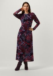 Paarse fabienne chapot midi jurk bella dress