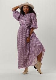 Paarse notre-v maxi jurk nv-balix maxi dress