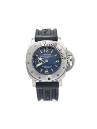 Panerai pre-owned luminor submersible 44mm horloge - blauw