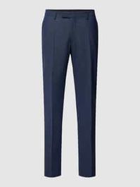 Pantalon met bandplooien, model 'ryan'
