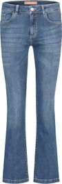 Para mi high waist flared jeans jade dark blue denim