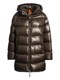 Parajumpers gewatteerde jas met capuchon - bruin