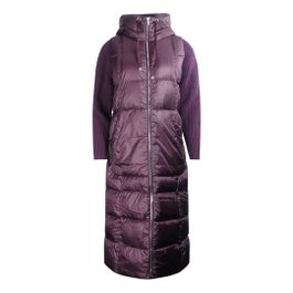 Parajumpers halisa fig paars lang donsjack met capuchon