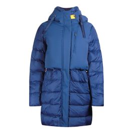Parajumpers inga eclipse marineblauw lang donsjack met capuchon