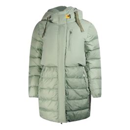 Parajumpers inga nile groene lange donsjas met capuchon