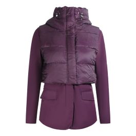 Parajumpers layla fig paarse donsjack met capuchon