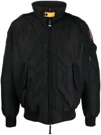 Zwarte Parajumpers windjack met logopatch - zwart