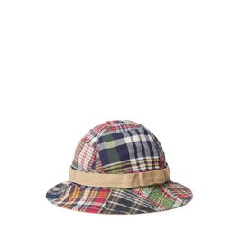 Patchwork madras bucket hat
