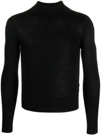 Patrizia pepe trui met hoge hals - zwart
