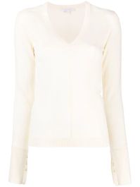 Patrizia pepe trui met v-hals - beige