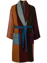 Paul smith badjas met colourblocking - paars - Paars
